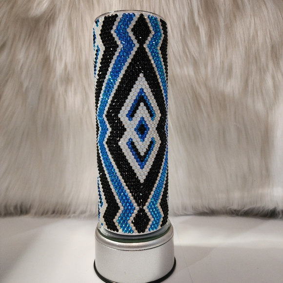 BRAND NEW DOUBLE WALL STAINLESS STEEL RHINESTONE TRAVEL TUMBER 20oz - Picture 4 of 6